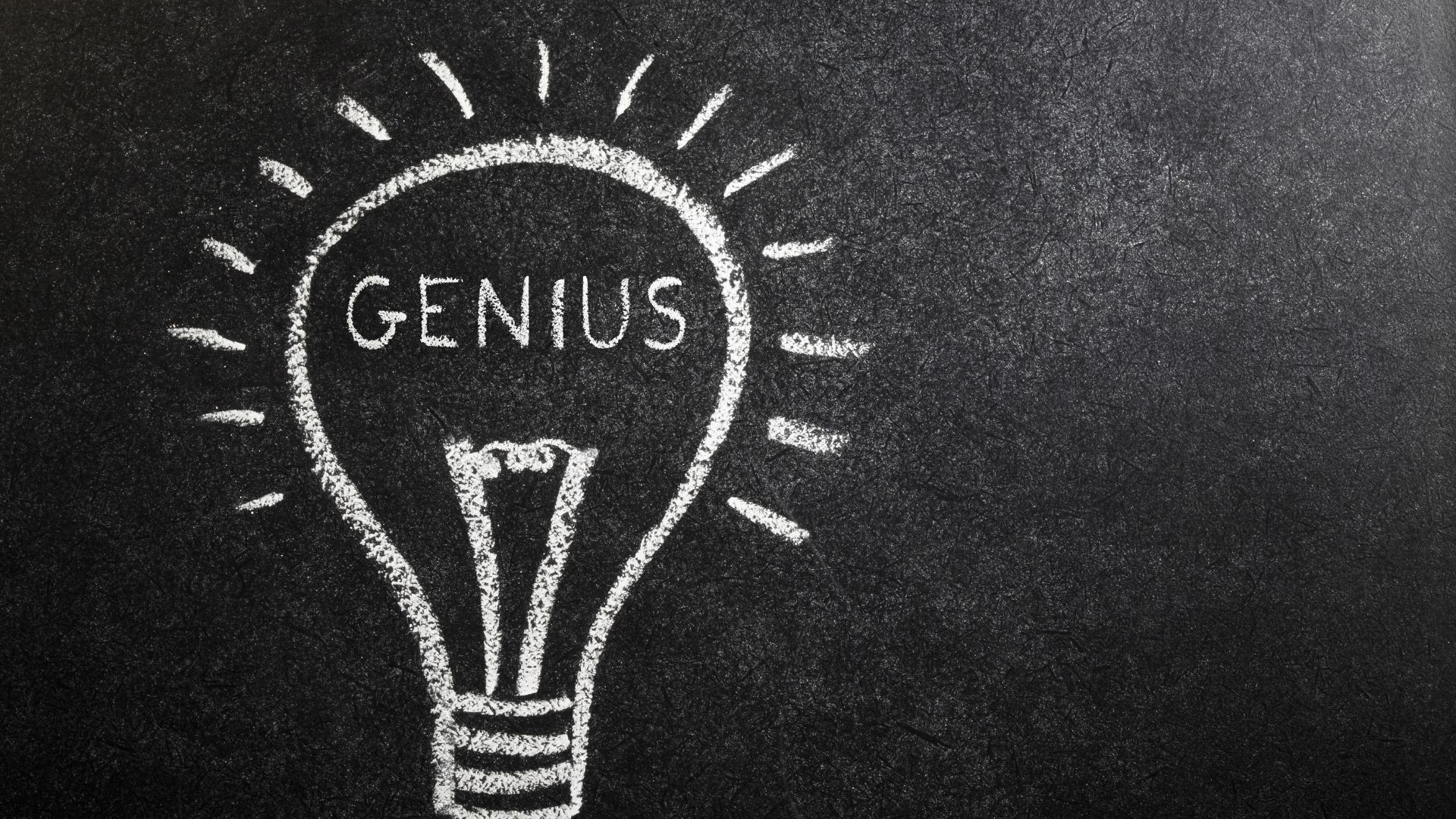 A Picture Showing the Word "Genius"